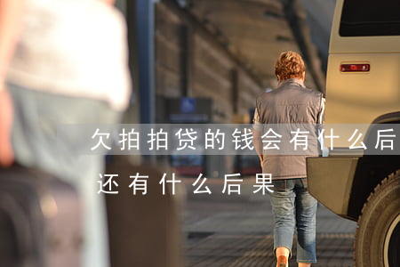 欠拍拍贷的钱会有什么后果(拍拍贷借的钱不还有什么后果)
