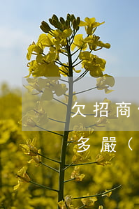 欠招商信用卡兩萬逾期(招商信用卡逾期兩萬多嚴(yán)重嗎三個月以上)