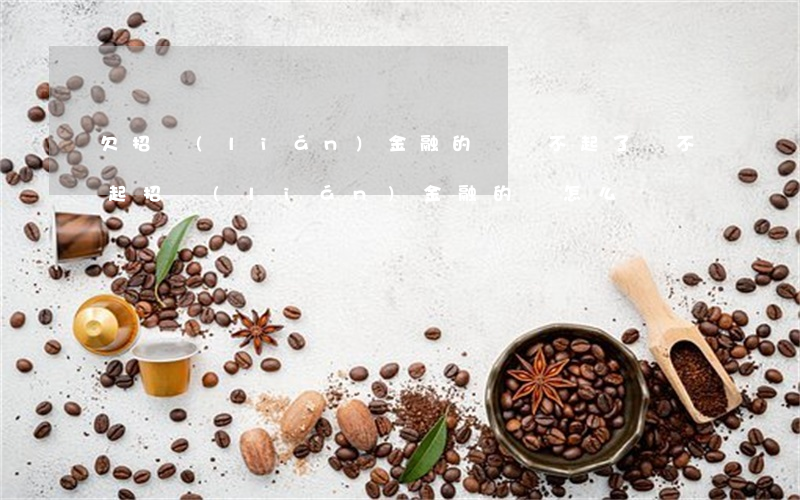 欠招聯(lián)金融的錢還不起了(還不起招聯(lián)金融的錢怎么辦)