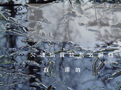 欠捷信貸款怎么辦(有沒有欠捷信公司的貸款一直沒還的)