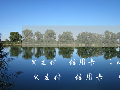 欠支付寶信用卡無(wú)力償還怎樣解-欠支付寶信用卡無(wú)力償還怎樣解決
