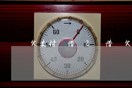 欠支付寶借唄2萬(借唄欠兩萬)