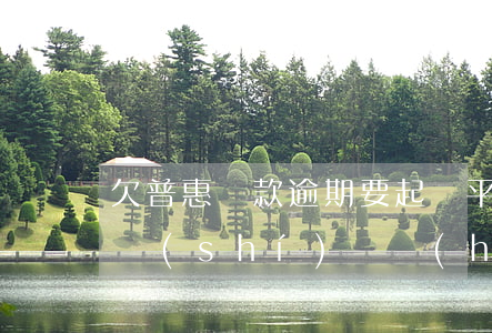 欠普惠貸款逾期要起訴(平安普惠貸逾期多長時(shí)間會(huì)被起訴信用貸款)