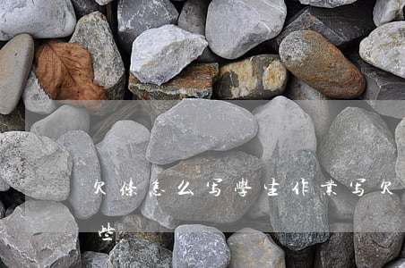 欠条怎么写学生作业(写欠条的注意事项有哪些?)