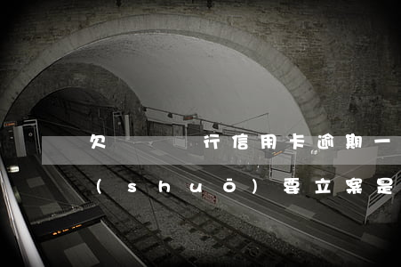 欠東亞銀行信用卡逾期一萬(wàn)多說(shuō)要立案是真的嗎（東亞銀行信用卡逾期1天）