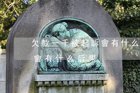 欠款一千被起訴會有什么后果(欠一萬被起訴會有什么后果)