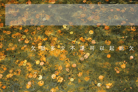 欠款多少不還可以起訴（欠錢多少還不上起訴）