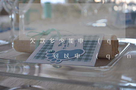 欠款多少能申請(qǐng)停息掛賬(停息掛賬可以申請(qǐng)多久)