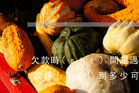 欠款時(shí)間超過多少可以去起訴(欠款達(dá)到多少可以起訴)