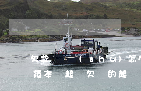 欠款訴狀書(shū)怎么寫(xiě)有范本嗎(起訴欠條的起訴書(shū)咋寫(xiě))
