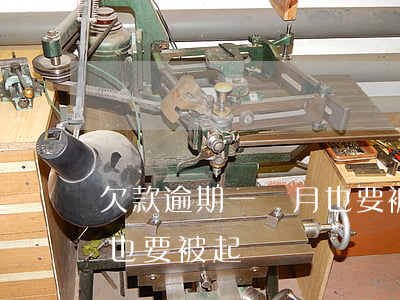 欠款逾期一個月也要被起訴 欠款逾期一個月也要被起訴