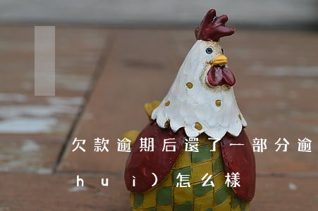 欠款逾期后還了一部分(逾期還一半了還會(huì)怎么樣)
