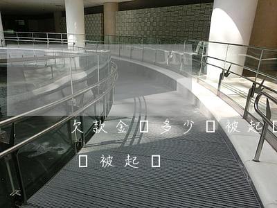 欠款金額多少會被起訴-欠款金額達到多少會被起訴