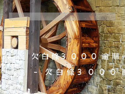 欠白條3000逾期一個(gè)月還多少-欠白條3000逾期一個(gè)月還多少錢(qián)