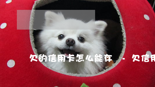 欠的信用卡怎么能存錢-欠信用卡還能存錢嗎