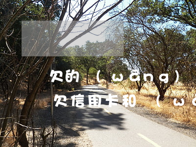 欠的網(wǎng)貸信用卡死了還用還嗎(欠信用卡和網(wǎng)貸死了還要償還嗎)