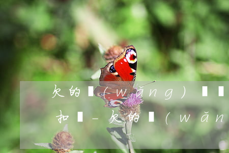欠的網(wǎng)貸會不會從其他銀行卡扣錢-欠的網(wǎng)貸會不會從其他銀行卡扣錢呢