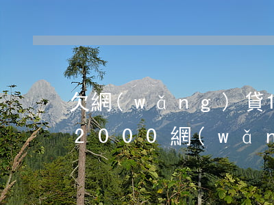 欠網(wǎng)貸1000元兩年沒還(欠2000網(wǎng)貸不還的后果)