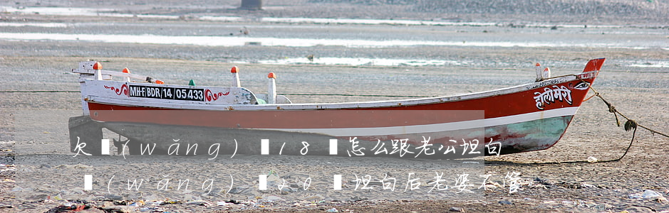 欠網(wǎng)貸18萬怎么跟老公坦白(網(wǎng)貸20萬坦白后老婆不管)