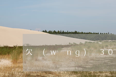 欠網(wǎng)貸30萬會怎樣