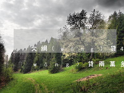 欠網(wǎng)貸4萬金額算大嗎(欠網(wǎng)貸兩萬多算多嗎)