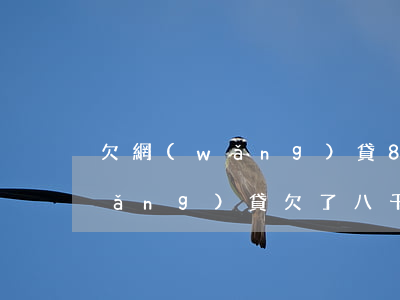 欠網(wǎng)貸8萬多會上門嗎(網(wǎng)貸欠了八千多會不會上門)