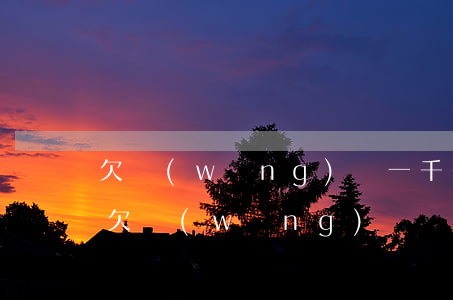 欠網(wǎng)貸一千多塊錢會上征信嗎(欠網(wǎng)貸兩千多會上征信嗎)