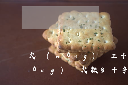 欠網(wǎng)貸三千元會判多久(網(wǎng)貸欠款3千多會被起訴嗎)