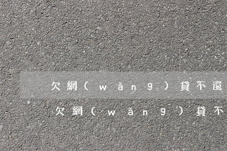欠網(wǎng)貸不還會被公安局立案嘛(欠網(wǎng)貸不還會被抓嗎)