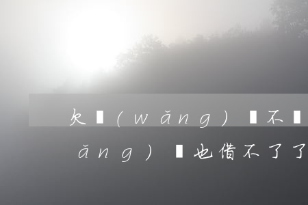 欠網(wǎng)貸不還黑戶了(黑戶網(wǎng)貸也借不了了怎么辦)