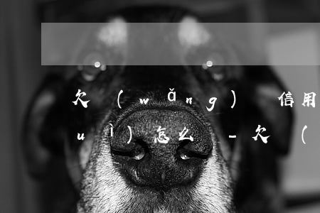 欠網(wǎng)貸信用卡好幾年了會(huì)怎么樣-欠網(wǎng)貸信用卡好幾年了會(huì)怎么樣嗎