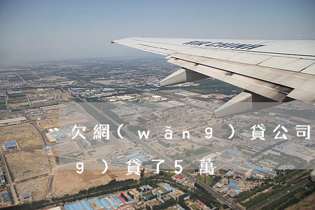 欠網(wǎng)貸公司幾千(欠網(wǎng)貸了5萬)
