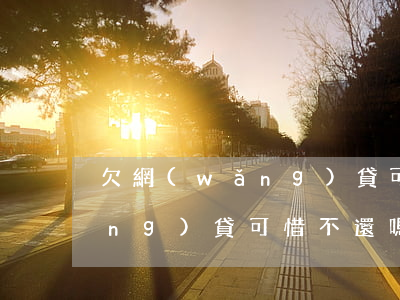 欠網(wǎng)貸可惜不還嗎(欠網(wǎng)貸可惜不還嗎)
