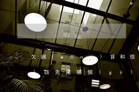 欠網(wǎng)貸和信用卡應(yīng)該先還哪個(gè)(欠信用卡跟欠網(wǎng)貸的區(qū)別)