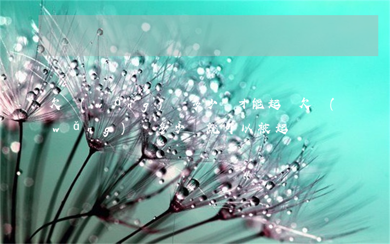 欠網(wǎng)貸多少錢才能起訴(欠網(wǎng)貸多少錢就可以被起訴?)