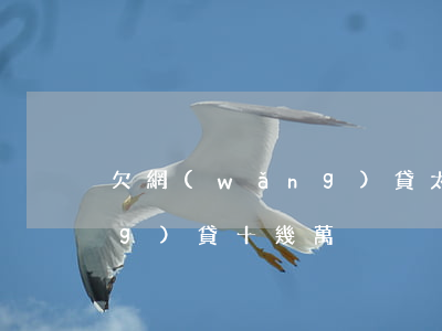 欠網(wǎng)貸太多錢了(欠網(wǎng)貸十幾萬)