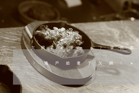 欠網(wǎng)貸將名下房產(chǎn)過戶給妻子(欠網(wǎng)貸老婆名下財產(chǎn)會被起訴嗎)