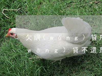 欠網(wǎng)貸戶口會成黑戶不(欠網(wǎng)貸不還是黑戶嗎)