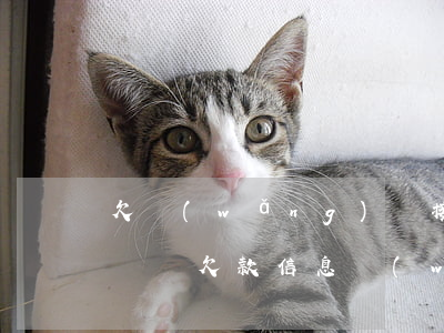 欠網(wǎng)貸接到外訪短信(外訪收繳 張貼欠款信息 網(wǎng)貸)