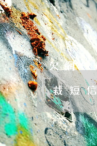 欠網(wǎng)貸收到中衛(wèi)仲裁短信怎么辦