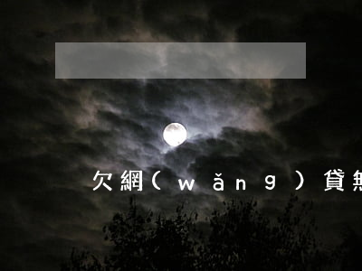 欠網(wǎng)貸無力償還獨自一人流浪