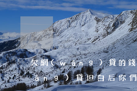 欠網(wǎng)貸的錢怎么坦白(欠網(wǎng)貸坦白后你們都怎么樣了)