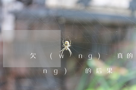 欠網(wǎng)貸真的很丟人嗎(欠網(wǎng)貸的后果)