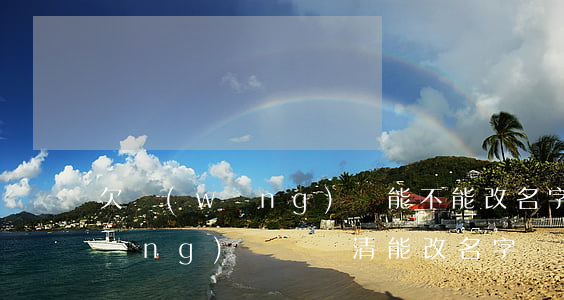 欠網(wǎng)貸能不能改名字(有網(wǎng)貸沒還清能改名字)