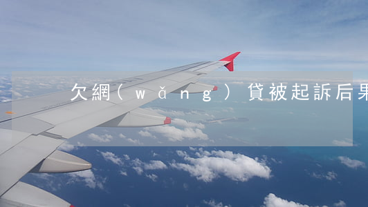 欠網(wǎng)貸被起訴后果