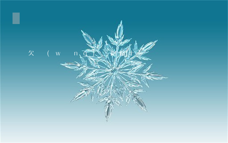 欠網(wǎng)貸跑路十年