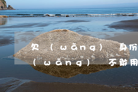 欠網(wǎng)貸身份證還可以用嗎(欠網(wǎng)貸不敢用身份證)