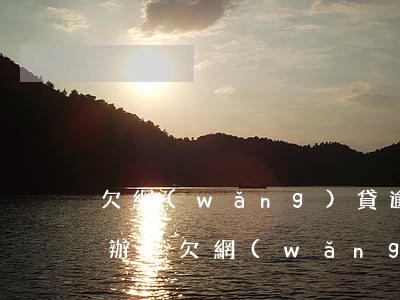 欠網(wǎng)貸逾期了30多天了怎么辦-欠網(wǎng)貸逾期了30多天了怎么辦呢