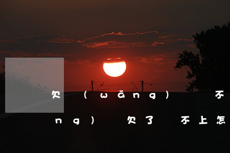 欠網(wǎng)貸還不起什么辦(網(wǎng)貸欠了還不上怎么辦)