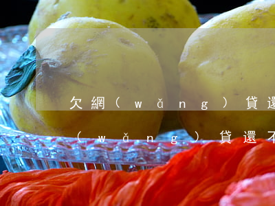 欠網(wǎng)貸還不起后果會怎樣(欠網(wǎng)貸還不起會怎么樣)